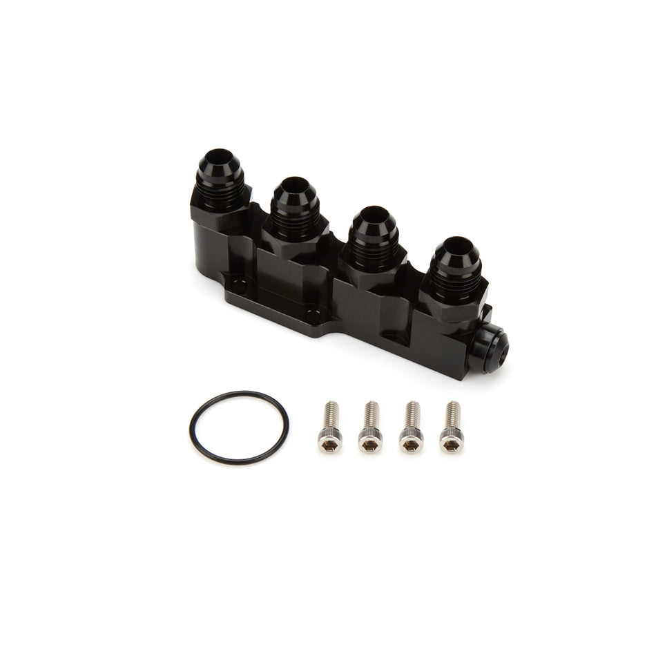 Waterman Fuel Pump Manifold - Four 6 AN Male Outlets