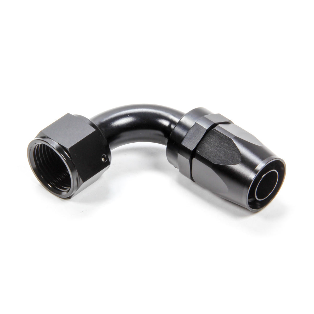 Triple X Race Co. Hose End Fitting 90 Degree 12 AN Hose to 12 AN Female Swivel - Aluminum