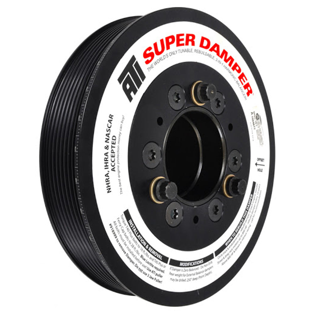 ATI Super Damper Harmonic Balancer - 7.480" OD - SFI 18.1 - Steel - Black - internal Balance - Mopar Gen III Hemi