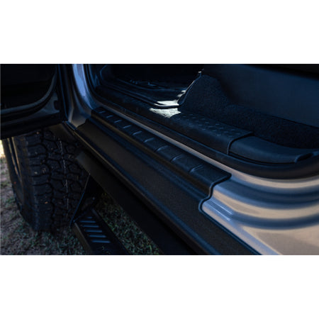 Bushwacker Trail Armor Rocker Panel Guard - Black - Ford Compact Truck 2019-20 Extended Cab