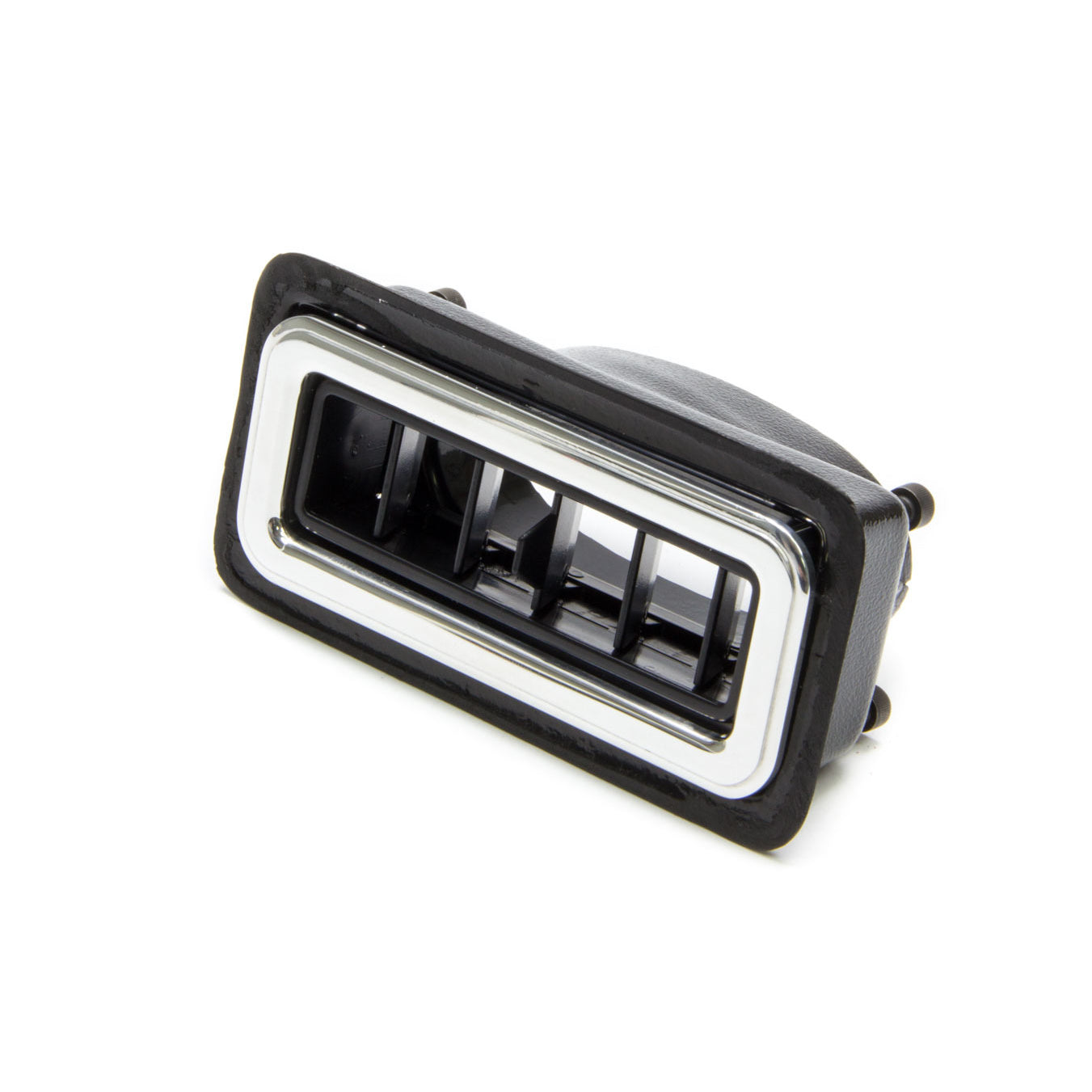 Vintage Air ProLine In-Dash Rectangle Heating / Cooling Louver - Rectangle - 2-1/2 in Hose - 4 x 1-3/4 - Black / Polished