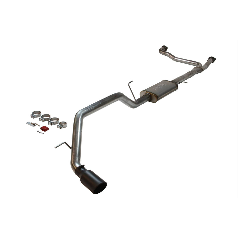 Flowmaster FlowFx Exhaust System - Cat-Back - 3" Diameter - Single Side Exit - 4-1/2" Black Ceramic Tip - Stainless - 5.6 L