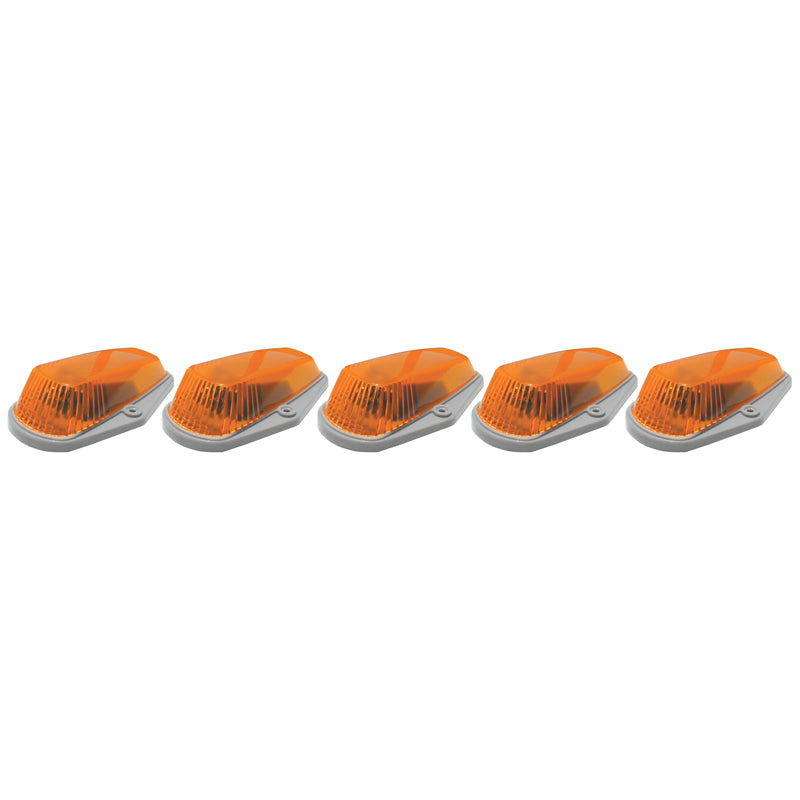 Pacer Performance Hi-5 Clearance Light 1980-98 Ford Style 5-1/2 x 3-1/2 x 1-1/2" Incandescing - Flat/Curved Mount