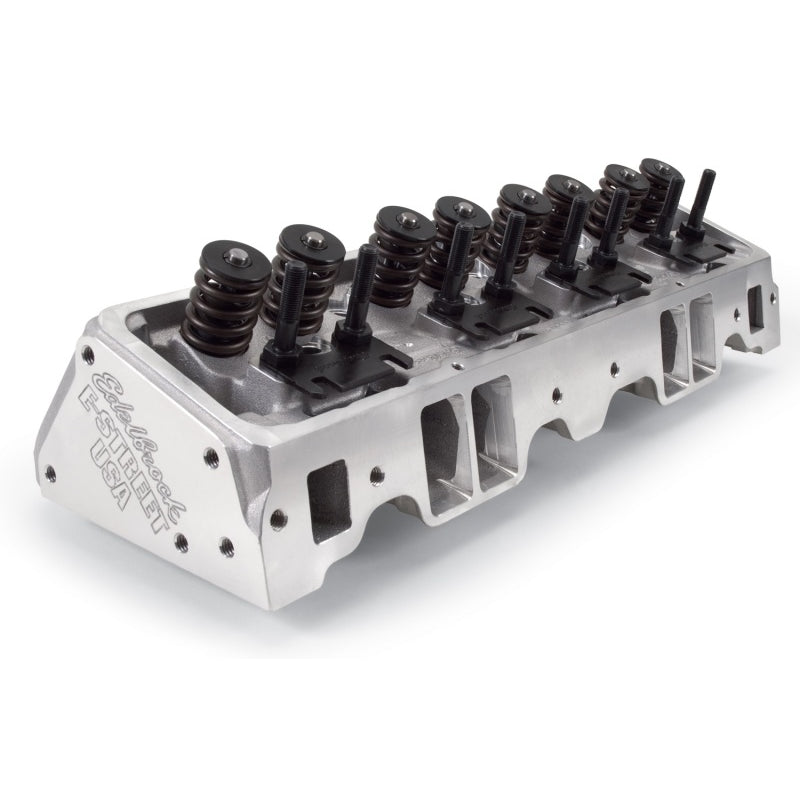 Edelbrock E-Street Cylinder Head - SB Chevyw/ 64cc. Combustion Chamber