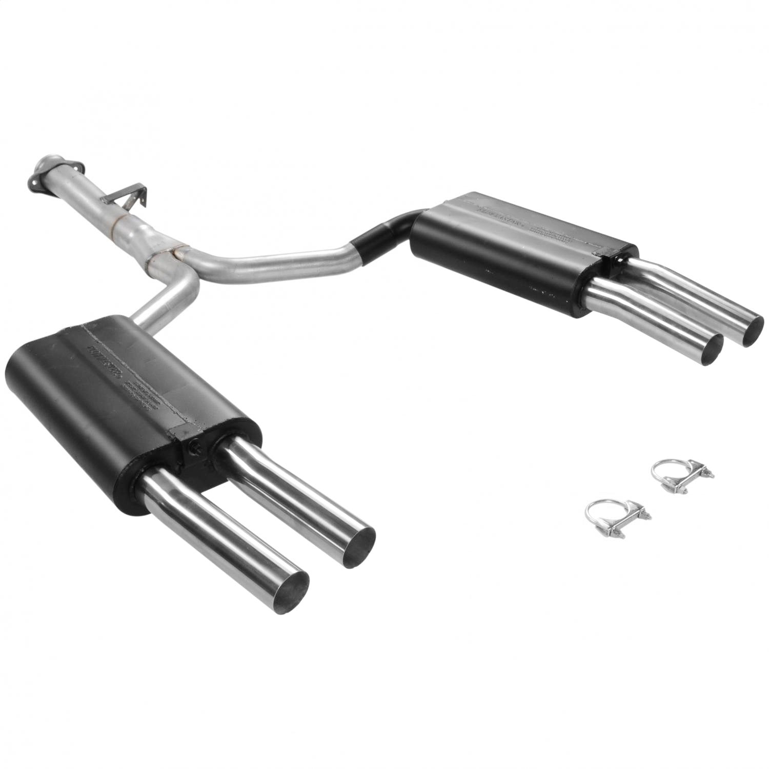 Flowmaster Force II Dual Exhaust System - 1986-90 Chevy Corvette 5.7L