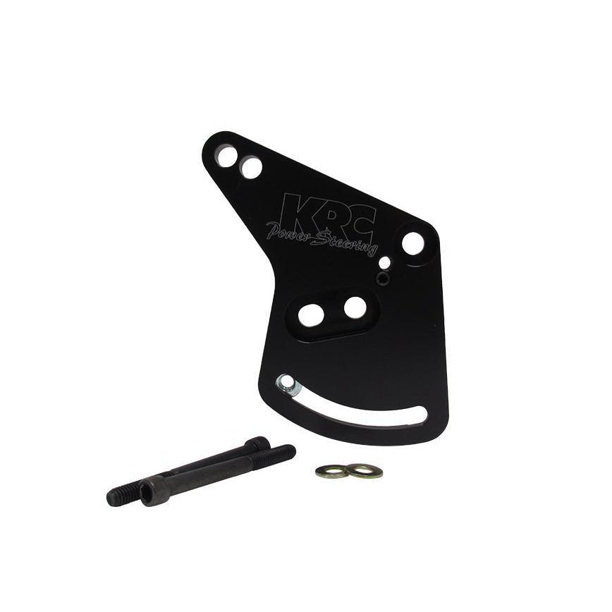 KRC Aluminum Head Mount Power Steering Bracket (Only) - Lightweight Hollow Back Design - Ford