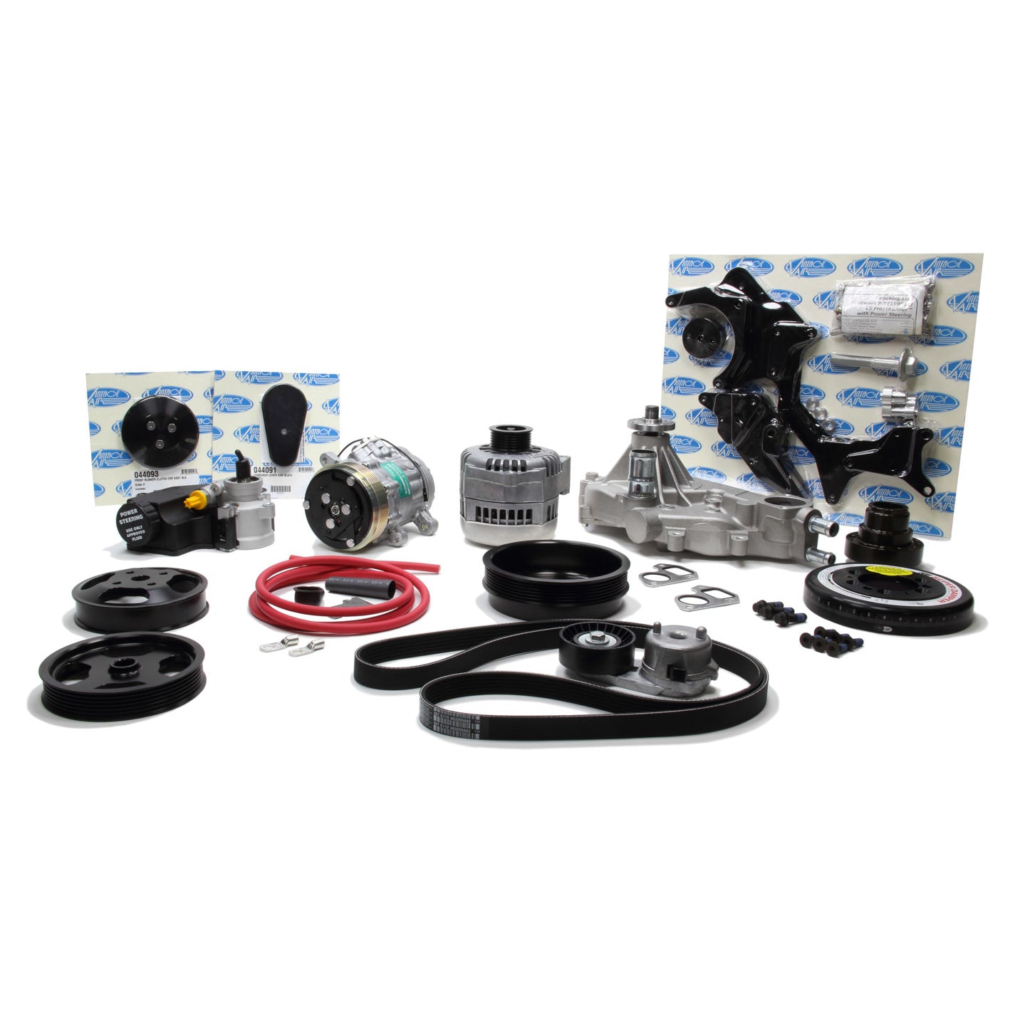Vintage Air LS Engine Front Runner Drive System Black