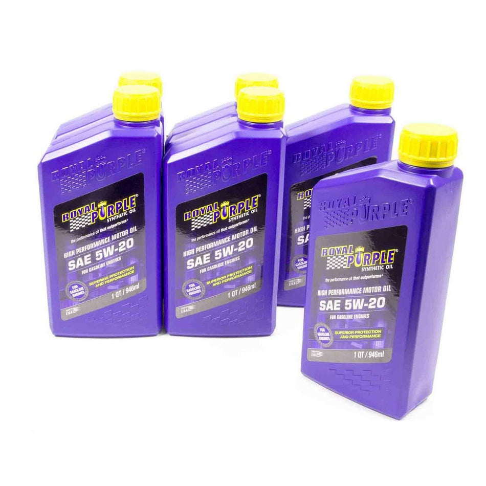 Royal Purple® High Performance Motor Oil - 5w20 - 1 Quart (Case of 6)
