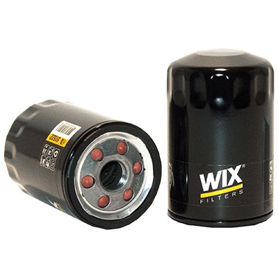 Wix Canister Oil Filter - Screw-On - 4.526 in Tall - 13/16-16 in Thread - 21 Micron - Black
