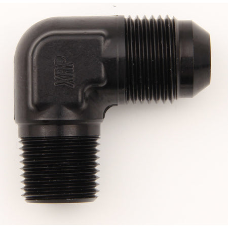 XRP 10 AN Male to 1/2 in NPT Male 90 Degree Adapter - Black Anodized