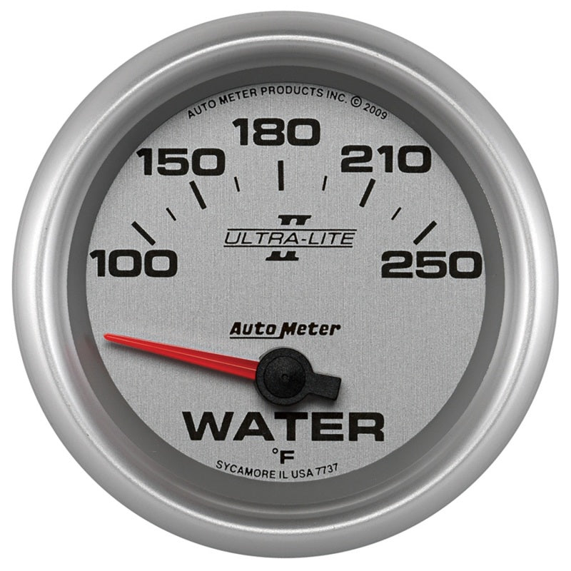 Auto Meter 2-5/8" Ultra-Lite II Water Temp Gauge - 100-250F