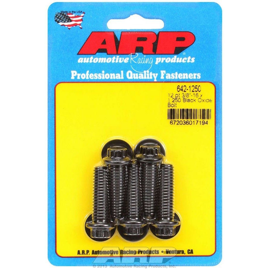 ARP Bolt Kit - 3/8" 12-Point - 3/8-16" Thread x 1.250 - Set of 5