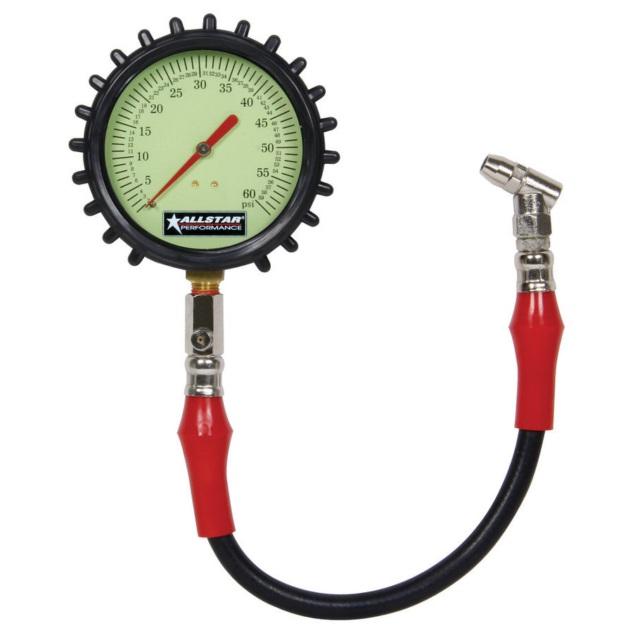 Allstar Performance 4" Tire Pressure Gauge - 0-60 PSI