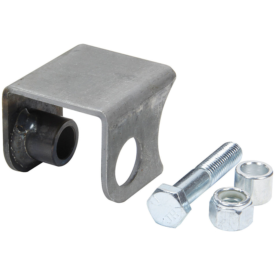 Allstar Performance Coil-Over Bracket w/ Grade 5 Bolt - Lock Nut & Spacer - Short, Straight - Notched Style