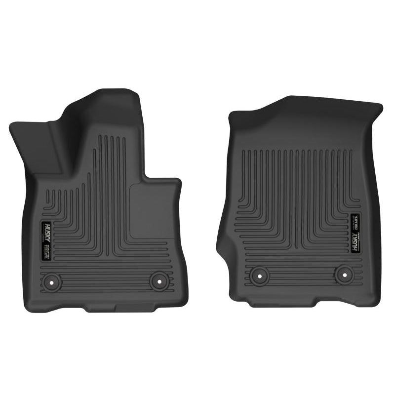 Husky Liners X-Act Contour Front Floor Liner - Black/Textured - Lincoln Aviator 2020-21 (Pair)