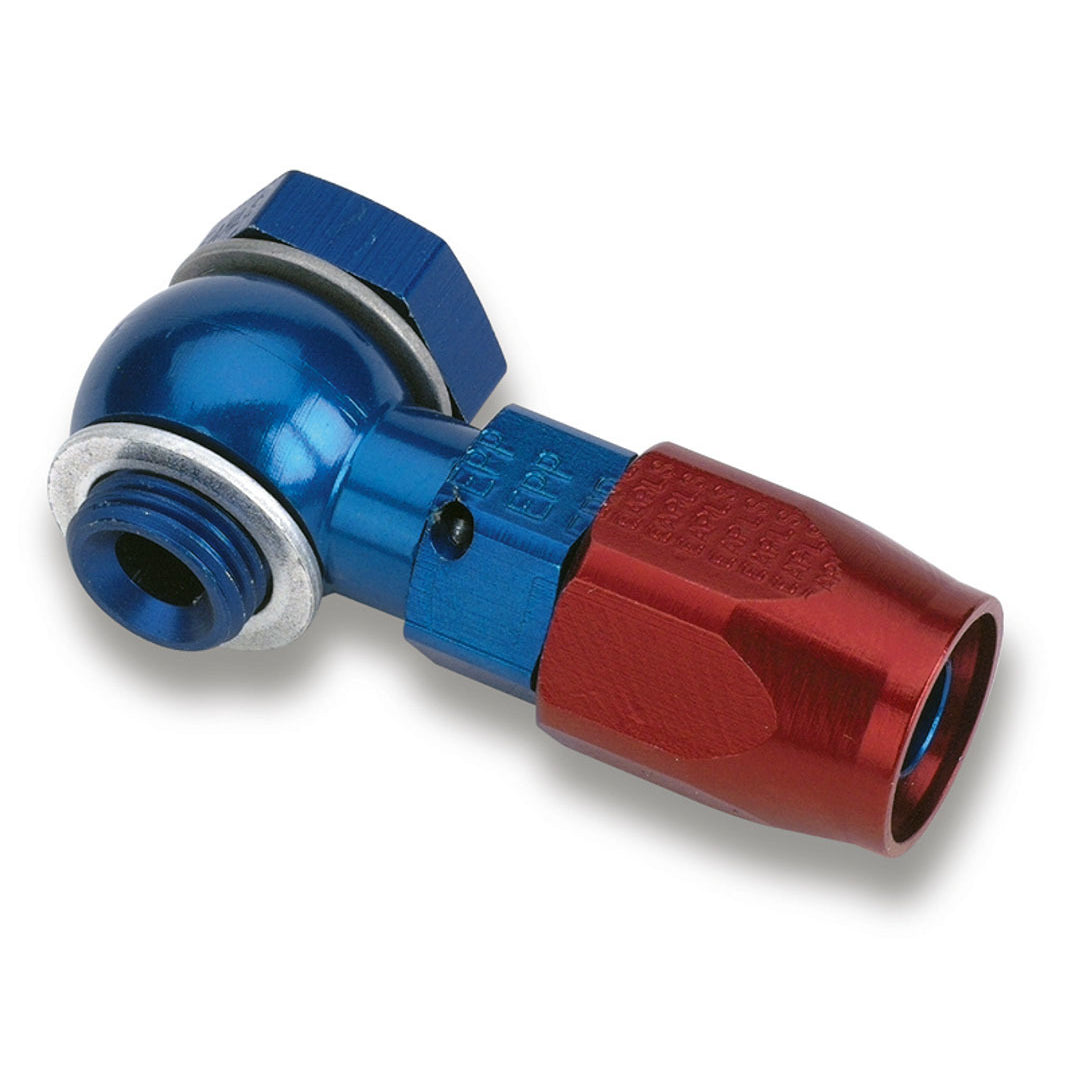 Earl's Swivel Seal Single Banjo Hose End - 9/16-24
