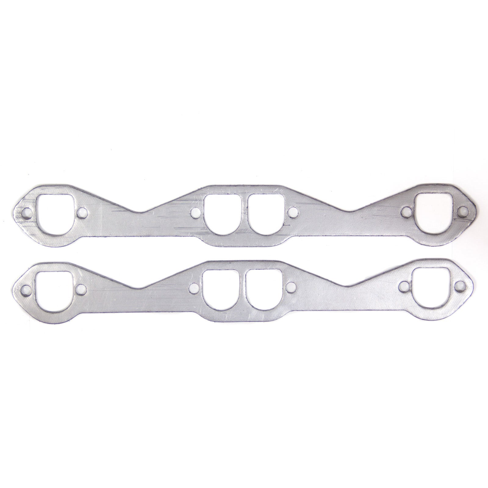 REMFLEX EXHAUST GASKETS 1.500 x 1.625" D Port Exhaust Manifold/Header Gasket Graphite Brodix Head Small Block Chevy - Pair