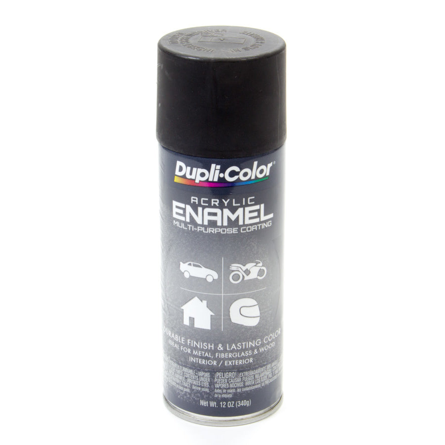 Dupli-Color Premium Enamel - 12 oz. Can - Semi Gloss Black