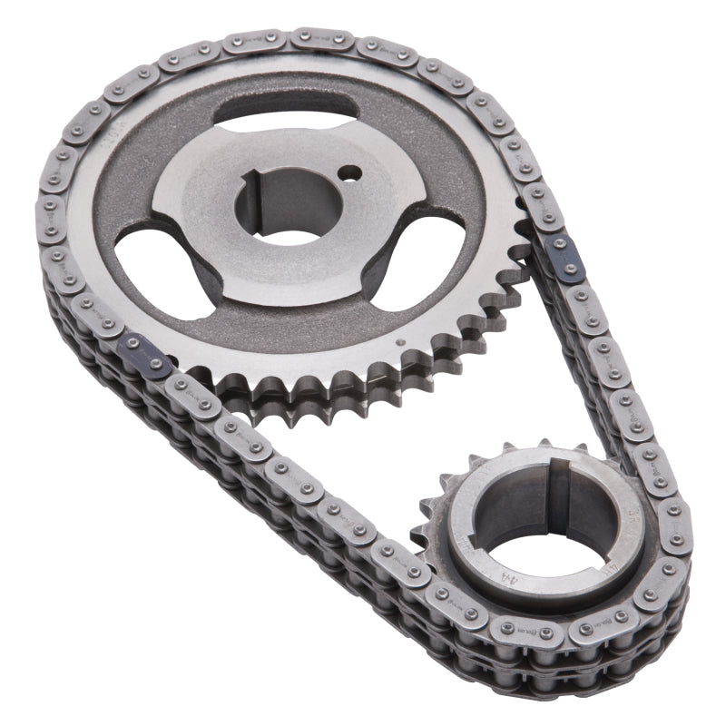 Edelbrock Performer-Link Double Roller Timing Chain Set - Keyway Adjustable - Pontiac V8