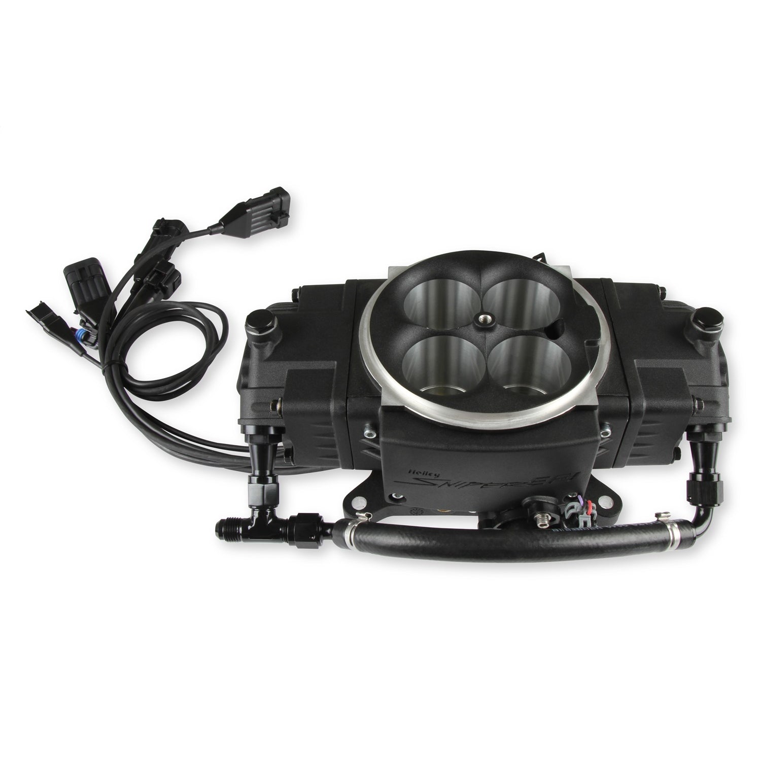 Holley EFI Stealth Fuel Line - 6 AN Braided Stainless - Vapor Guard