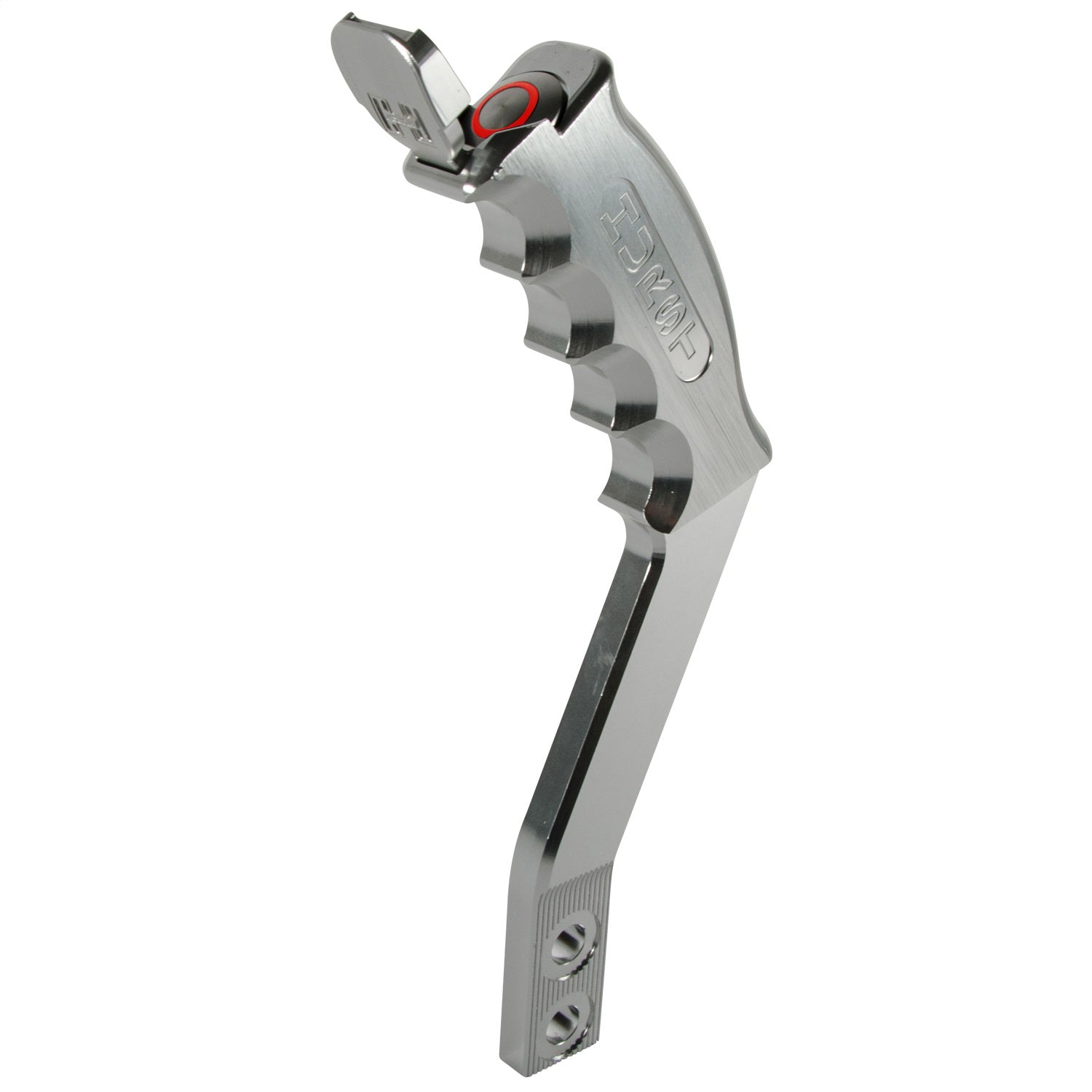 Hurst Shifters Nitro Stick Shifter Stick Double Bend 8-3/4" Pistol Grip - 12V Button - Clear Anodize