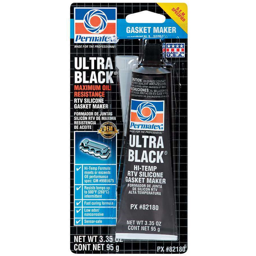 Permatex Ultra Black Gasket Maker - 3.35 oz. Tube