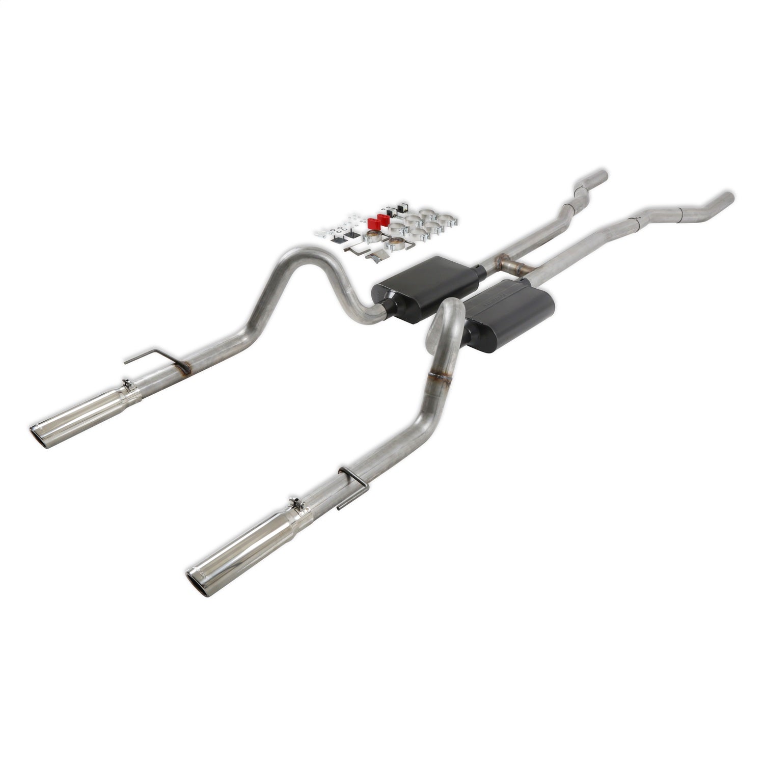 Flowmaster American Thunder Header-Back Exhaust System - 2-1/2 in Diameter