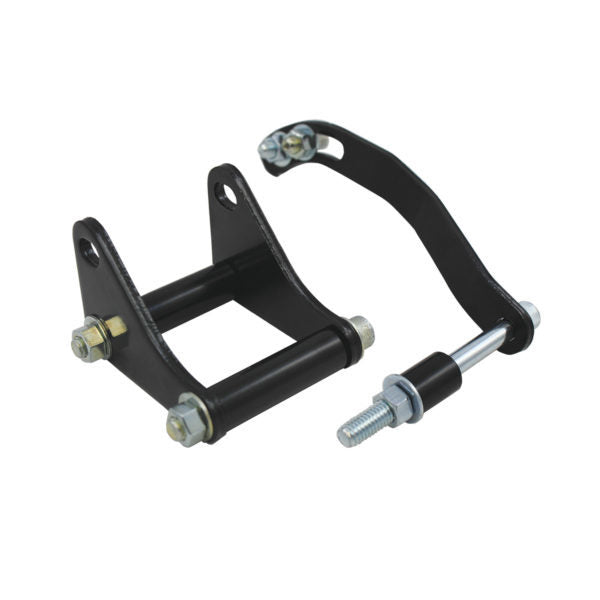 Specialty Products Block Mount Power Steering Pump Bracket - Driver Side - Black Paint - Short Water Pump - Small Block Chevy