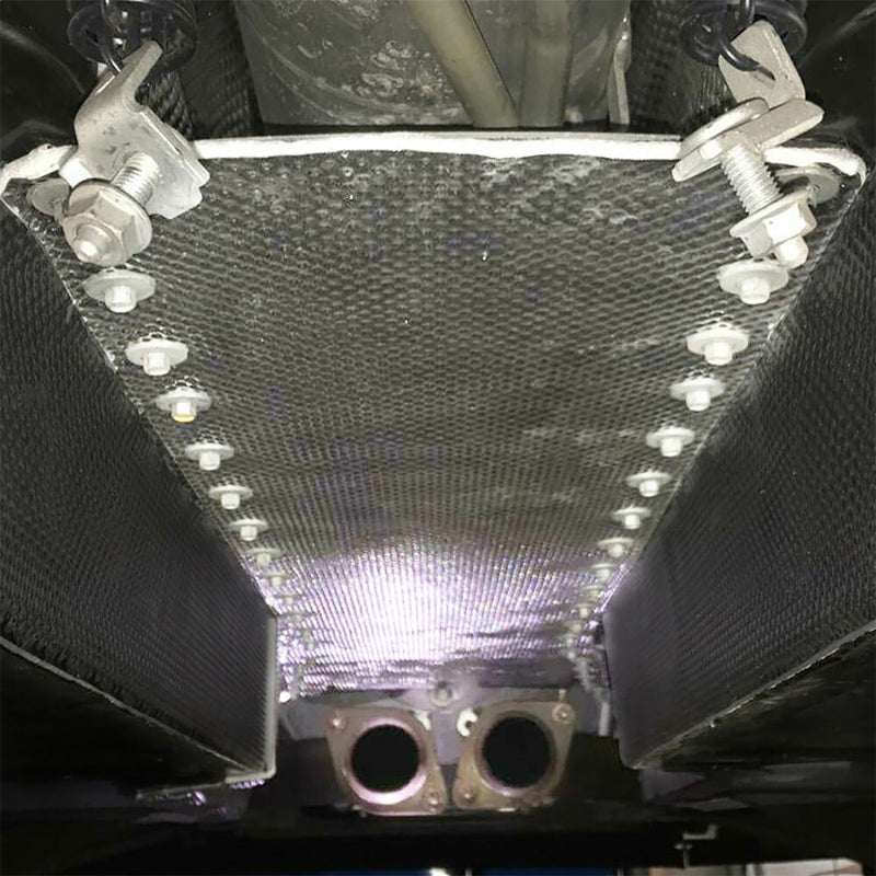 DEI Transmission Tunnel Heat Shield - Side Shields - Silver - Chevy Corvette 1997-2004