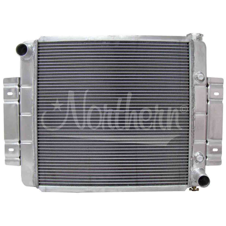 Northern 23-3/4" W x 19-5/8" H x 3-1/8" D Radiator Pass Inlet/Driver Outlet Aluminum Natural - V8 Conversion