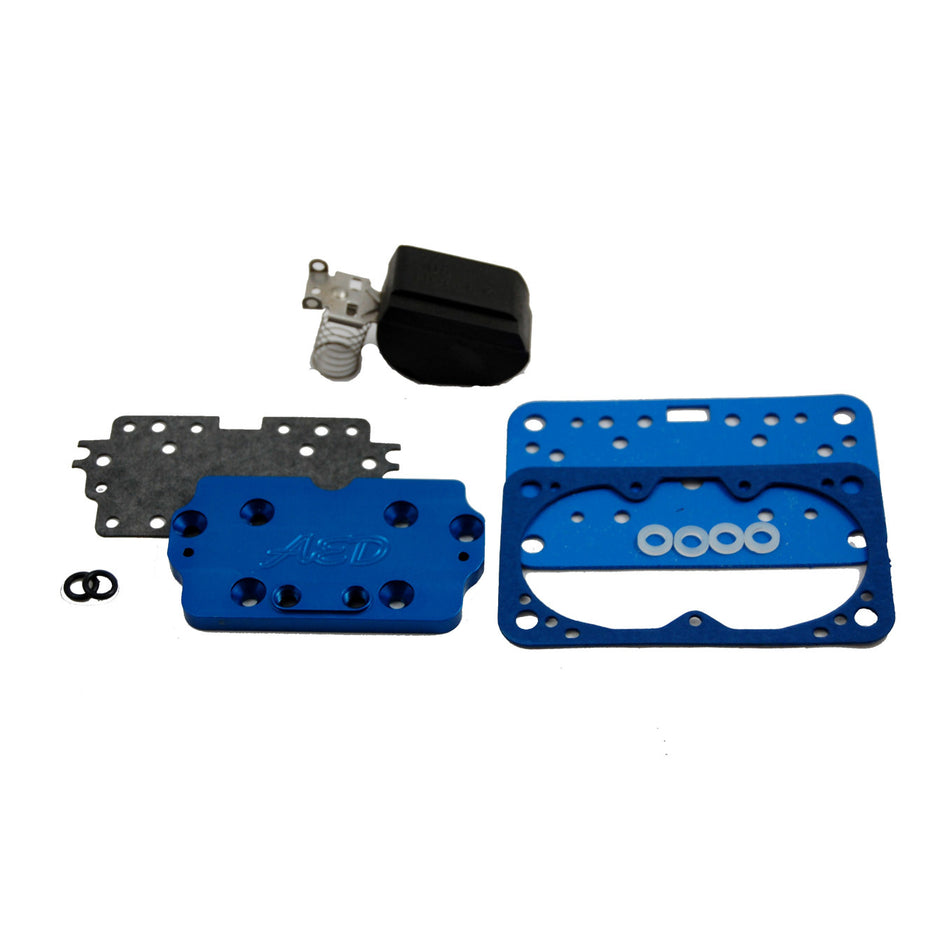AED Metering Plate - Blue Anodized - Holley 4160 Carburetors 6320