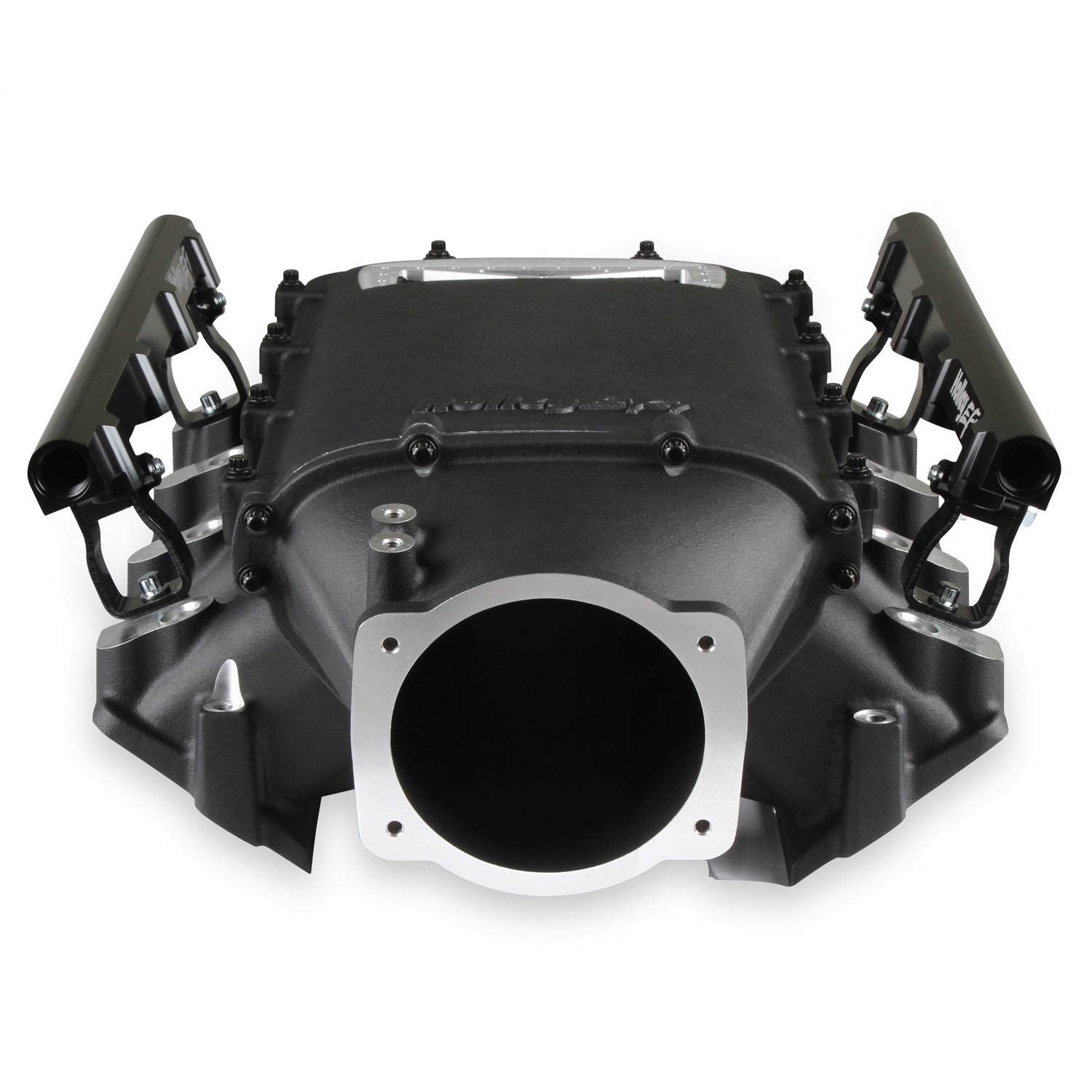 Holley EFI LS3 Ultra Low-Ram Intake Manifold - 105 mm Throttle Body Flange - Tunnel Ram - Black - LS3 - GM LS-Series