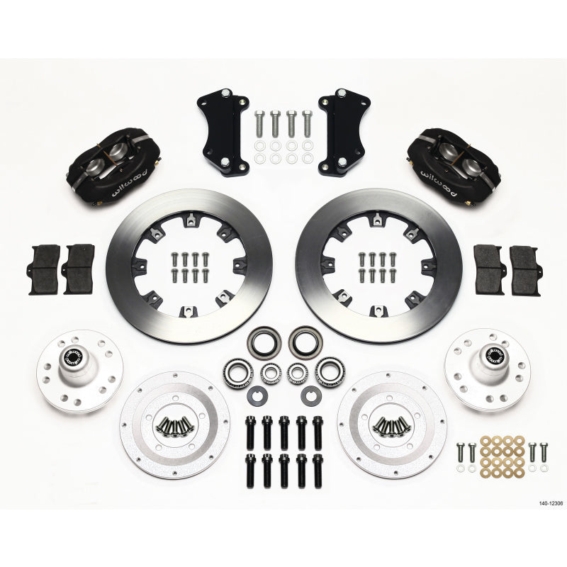 Wilwood Engineering Dynalite Brake System Front 4 Piston Caliper 12.19" Solid Rotor - Offset