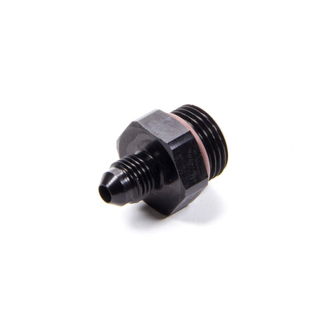 XRP Adapter Fitting Straight 4 AN Male to 8 AN Male O-Ring Aluminum - Black Anodize