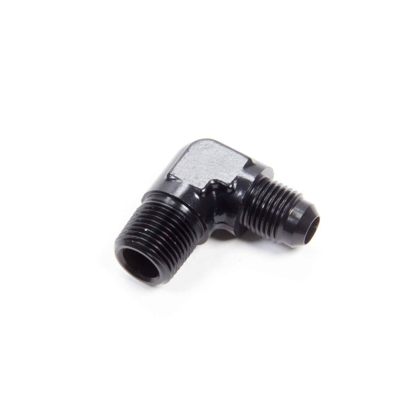 Aeroquip Black Aluminum 90 -06 AN to 3/8" NPT Adapter