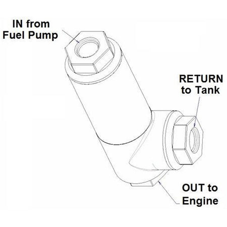 Holley Holley EFI Filter Regulator 3/8" NPT - Black