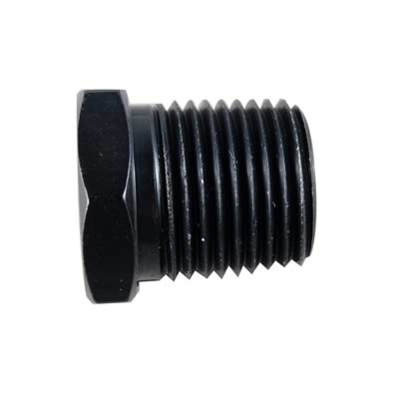 Fragola 1/2 NPT Hex Pipe Plug - Black