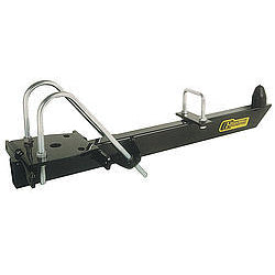 Competition Engineering Competition Leaf Spring Bolt-On Traction Bars - Black Powder Coat - Ford Mustang 1965-73
