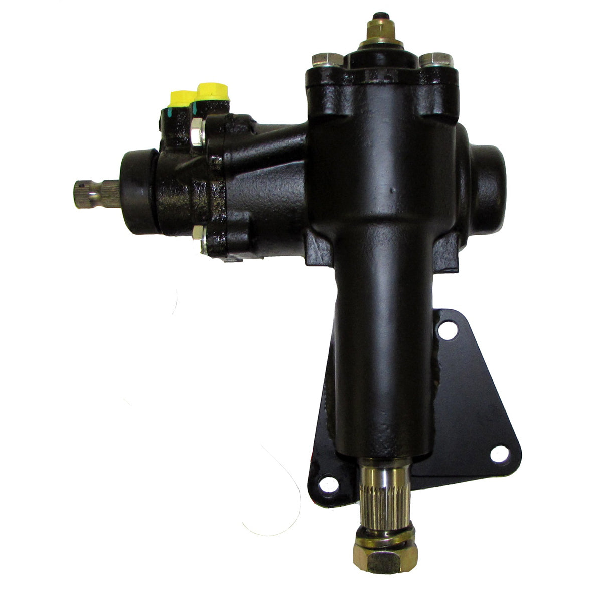 Borgeson Power Steering Box - Black Paint - Ford Car 1952-64
