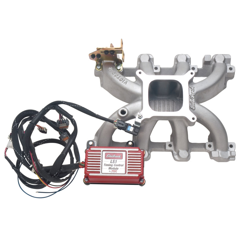 Edelbrock Victor Jr. LS1 Intake Manifold - SB Chevy LS1 V8 Carbureted