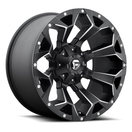 Fuel Off Road Assault Wheel - 20 x 9" - 5.040" Backspace - 6 x 135.00/6 x 139.70 Bolt Pattern - Aluminum - Matte Black -