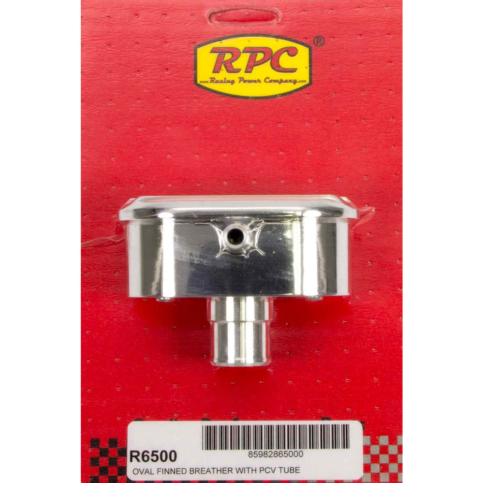 Racing Power Co-Packaged Alum Finned PCV Breather Polished