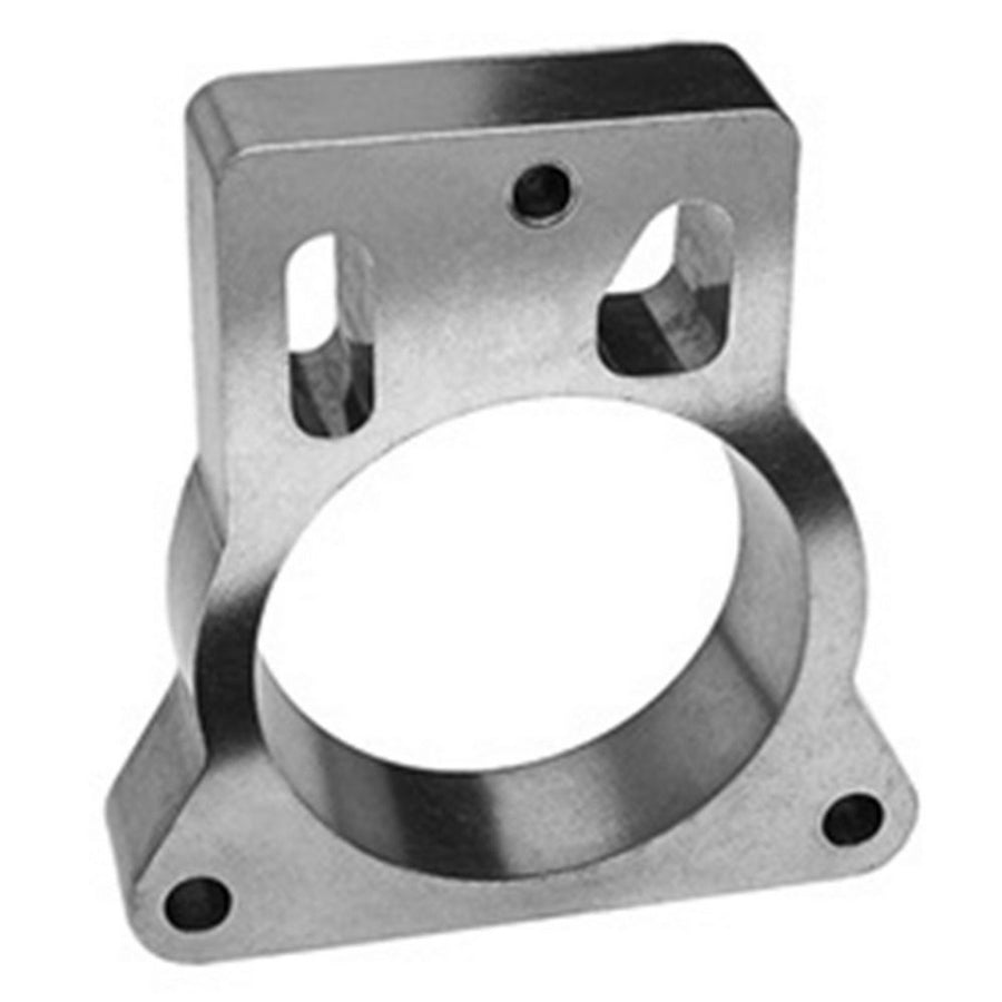 Trans-Dapt Throttle Body Spacer - Smooth Bore - 1 in Thick - GM LS-Series - GM Fullsize SUV/Truck 1999-2006