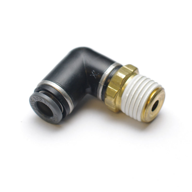 RideTech Fitting Elbow Swivel 1/4 NPT to 1/4 Airline