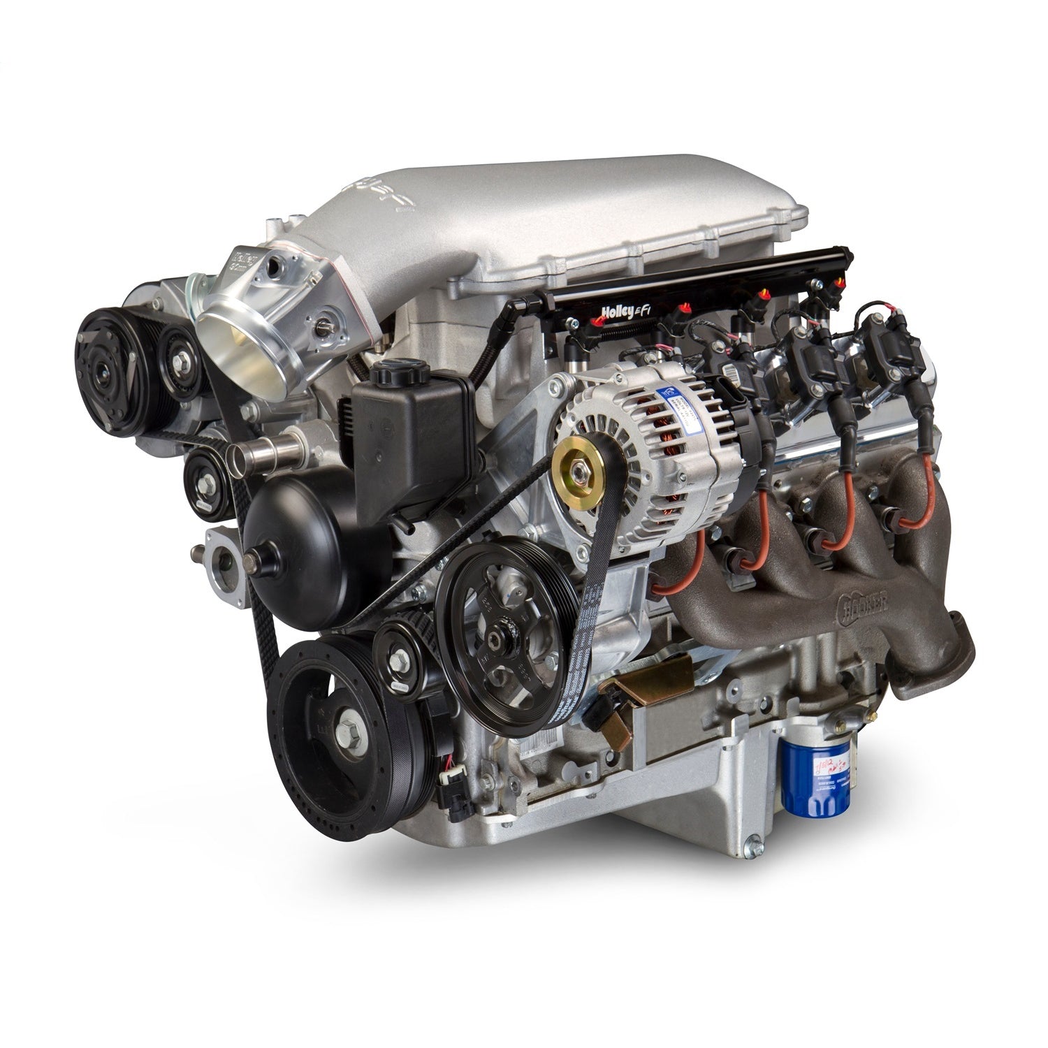 Holley LS Mid-Rise EFI 92 mm Throttle Body Flange Multi Port Intake Manifold - LS1 / LS2 / LS6 - GM LS-Series
