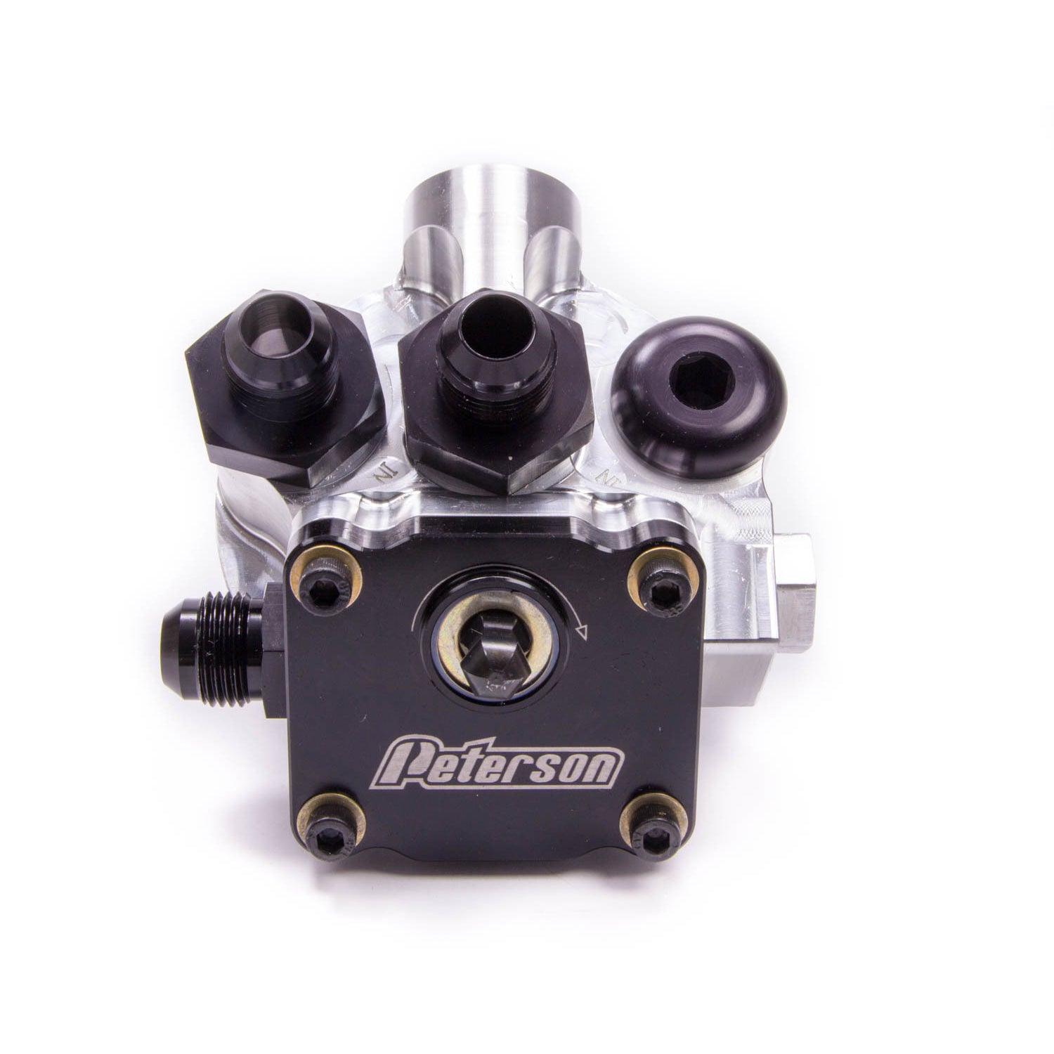 Peterson Remote Filter Mount w/ Primer Pump - Large Filter w/ 1-1/2"-12 Thread - 12 AN
