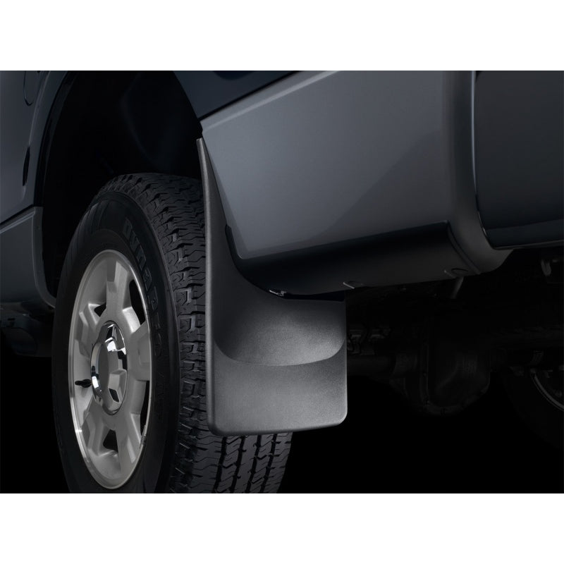 WeatherTech MudFlaps - Rear - Black - Ford Fullsize Truck 2015