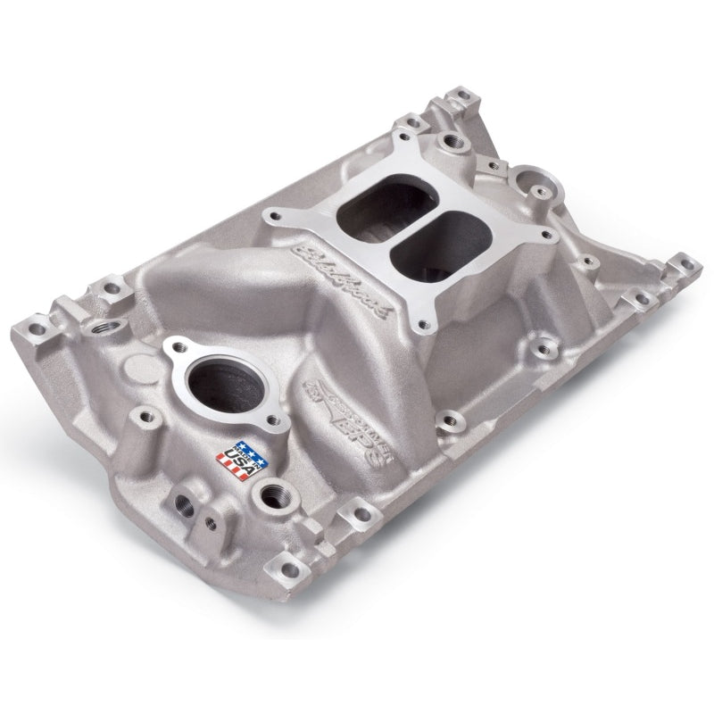 Edelbrock Performer EPS Vortec Intake Manifold - Cast Finish