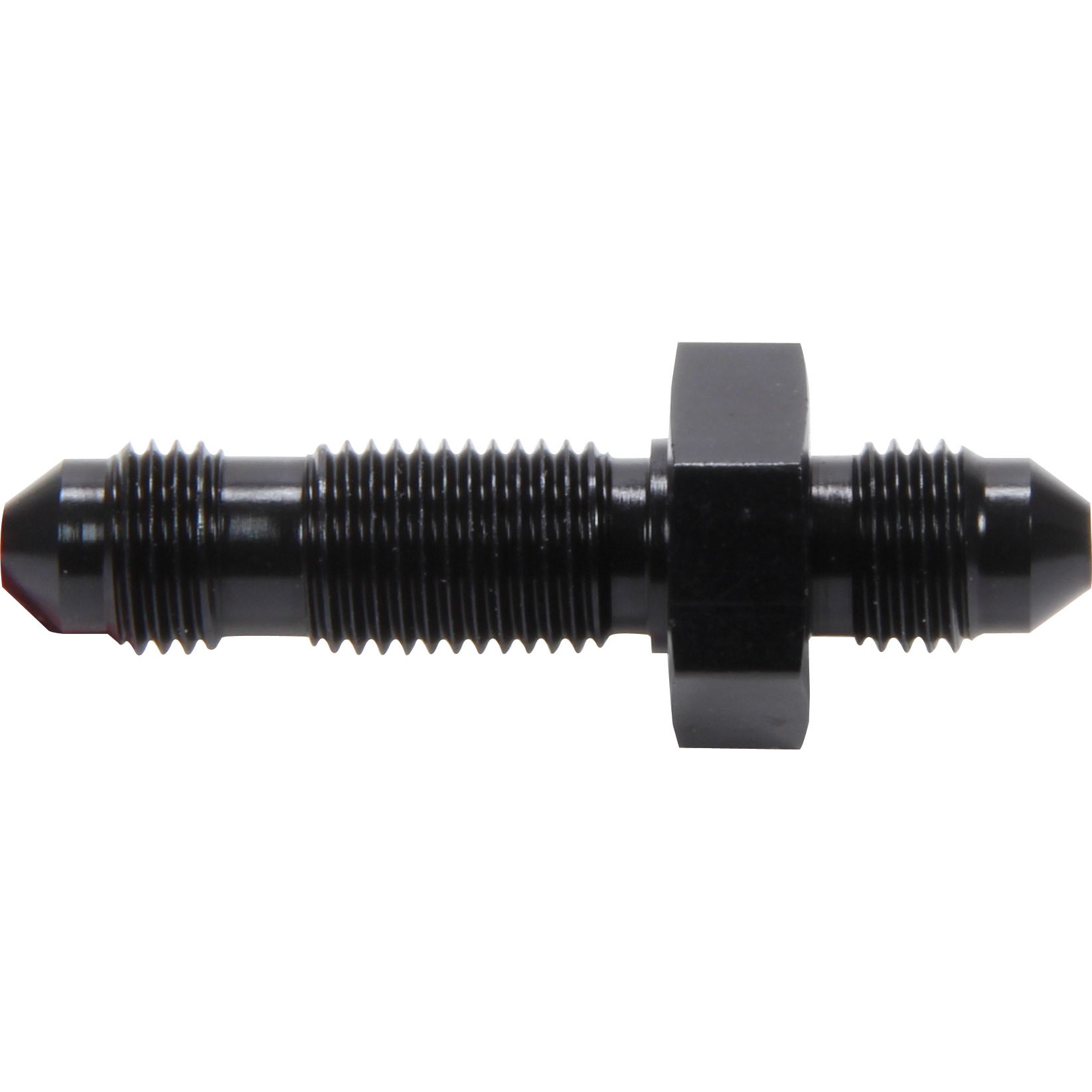 Allstar Performance Straight Bulkhead -3 - Black (10 Pack)