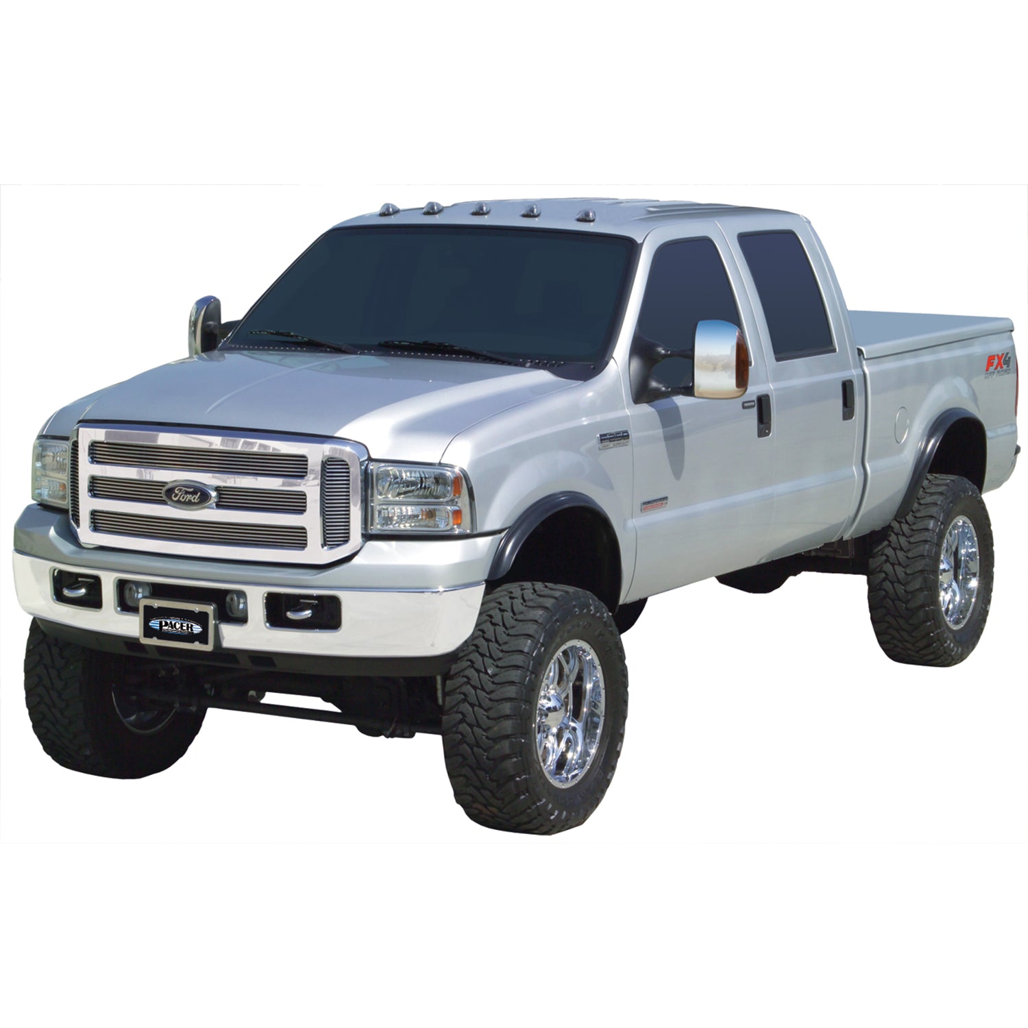 Pacer Performance Hi-5 Clearance Light 1999-2015 Ford Style 4 x 3 x 1-3/4" LED - Flat/Curved Mount